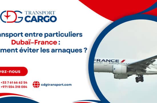 Transport entre particuliers Dubaï–France
